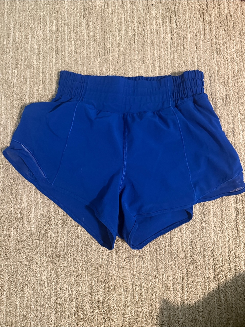 lululemon athletica Cobalt Blue Athletic Running Shorts